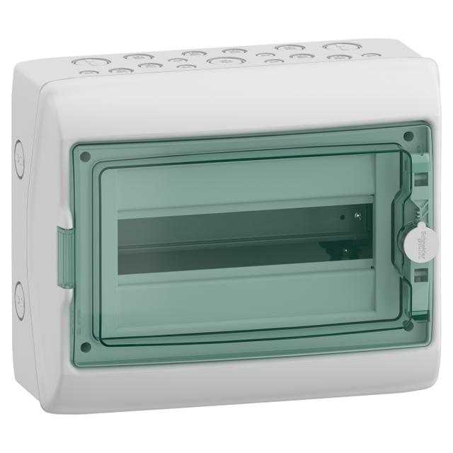 Rozdzielnica natynkowa hermetyczna 1x12 IP65 Mureva (dawna Kaedra) MRV-1-12-NT-T drzwi transparentne