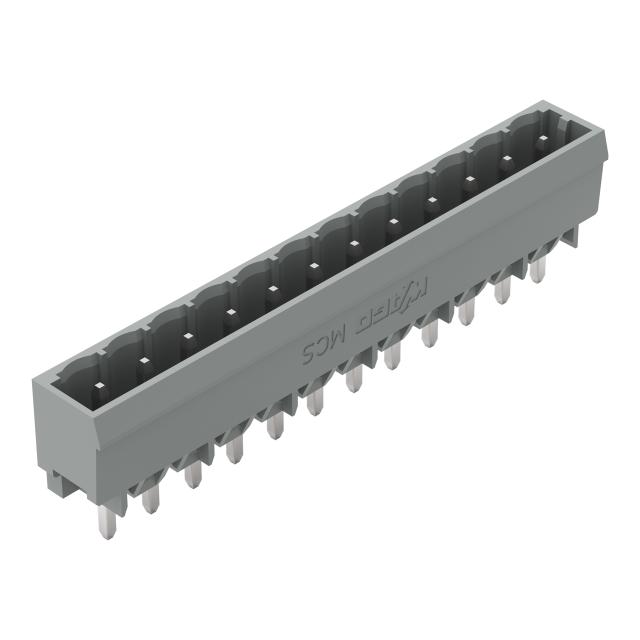 MCS-MIDI Classic wtyk 12-bieg. szary raster 5 mm /100szt./ WAGO