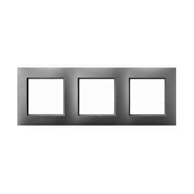 ARIA Ramka potrójna - kolor szary mat