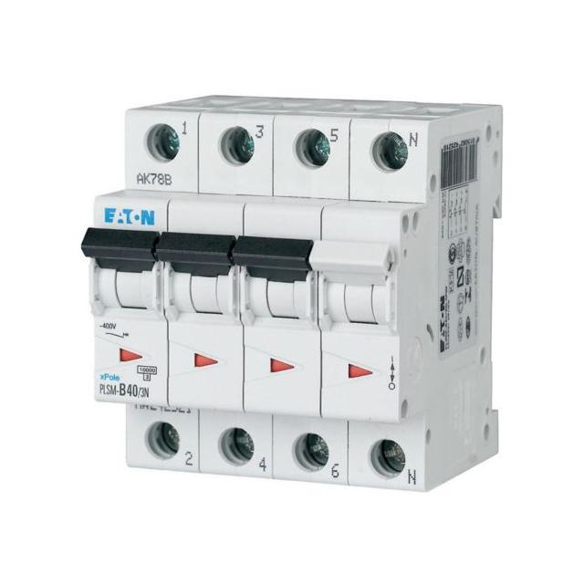 PLSM-C40/3N-MW Wyłącznik nadprądowy 10kA C40A 3P+N 242547 EATON