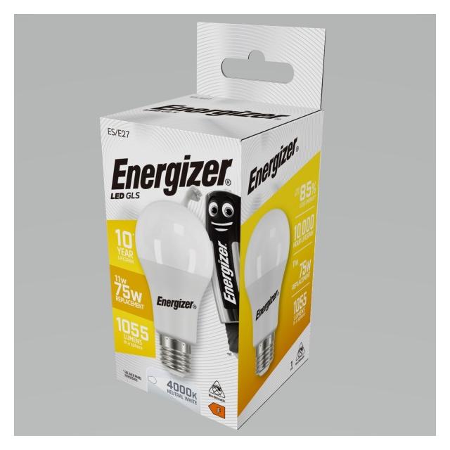 ENERGIZER ŻARÓWKA LED BULB 1055LM 75W E27 neutralna barwa 4000K 220° 220-240V