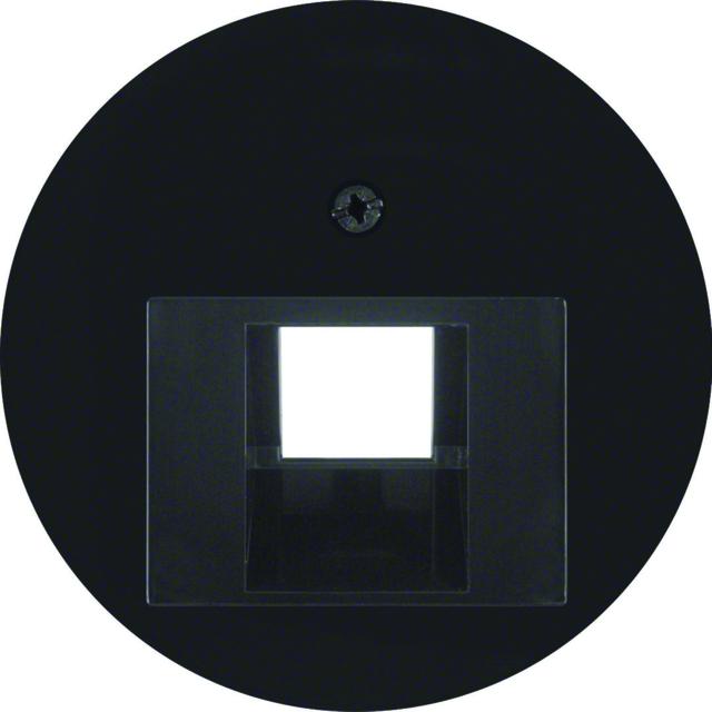 BERKER R.X Płytka czołowa do gniazda przyłączeniowego UAE pojedyncza komp./tel. cz 14072045 HAGER