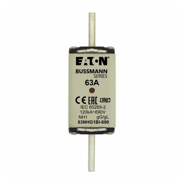63NHG1BI-690 Wkładka NH 63A 690V gG rozmiar 1 63NHG1BI-690 EATON