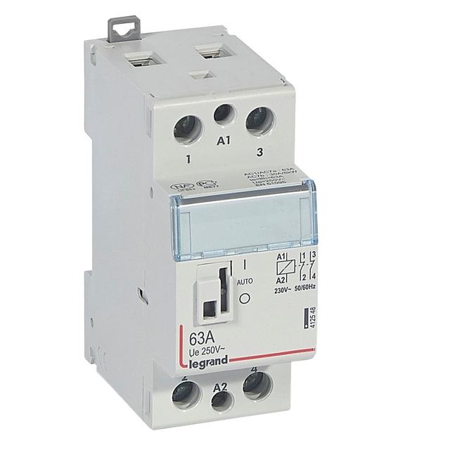 STYCZNIK MODUŁOWY SM 363 63A 230V 2NC Z MANIPULATOREM, Legrand