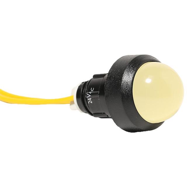 LS LED 20 Y 24 LAMPKA SYGNAL.LED D=20MM ŻÓŁTA 24V AC
