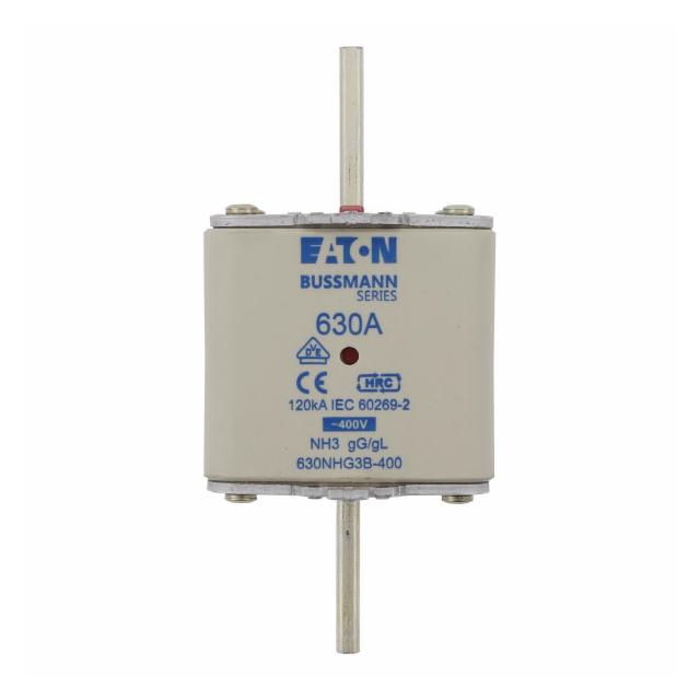 NH FUSE 630A 400V 3 GG/GL SIZE 3 Wkładka NH3 630A 400V GL/GG podwójny wskaźnik 630NHG3B-400 EATON