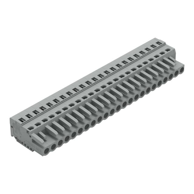 MCS-MIDI Classic gniazdo 23-bieg. szare raster 5 mm /10szt./ WAGO
