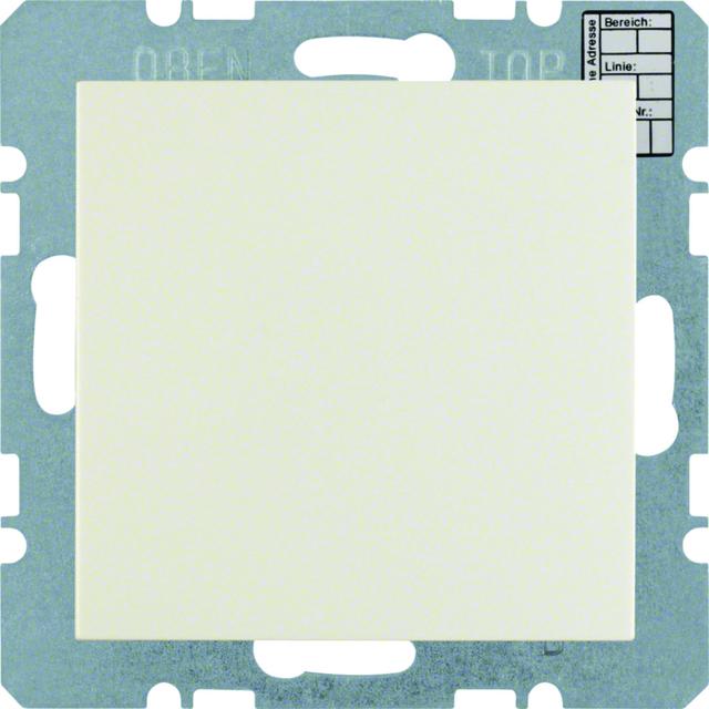BERKER KNX system B.Kwadrat Regulator temperatury bez sterowania ręcznego z interfejsem uniwersalnym kremowy 75441252 HAGER