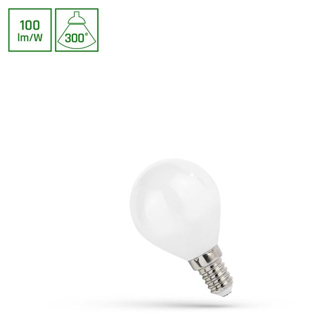 LED KULKA E-14 230V 4W COG WW WHITE SPECTRUM