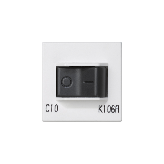 Simon Connect Wyłącznik nadmiarowo-prądowy K45 C10A czysta biel K106A/9 KONTAKT