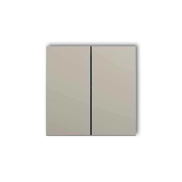 Klawisze podwójne do łączników ICON, MINI (komplet dwóch sztuk) taupe 60DKL-2 KARLIK