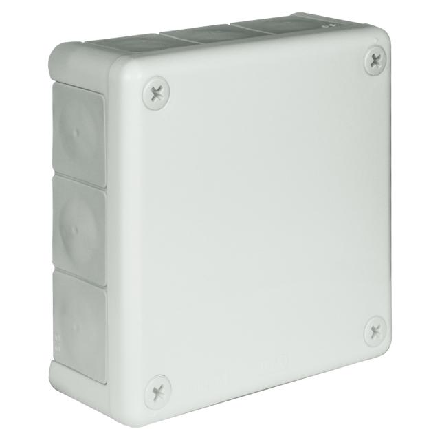 VP-41 Puszka n/t 98x98x42mm IP55 12-wl dł.gum. biała VP 041-01 61.137 OPATÓWEK