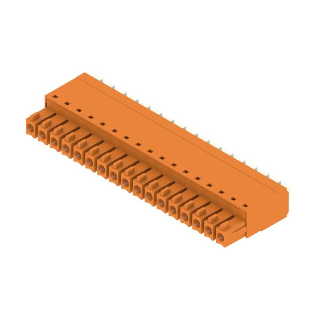 BCF 3.81/17/180 SN OR BX Wtyk PCB (złącze wiązki), listwa z gniazdami, 3.81 mm, Liczba biegunów: 17, PUSH IN, złącze sprężynowe /50szt./ 1969240000 WEIDMÜLLER