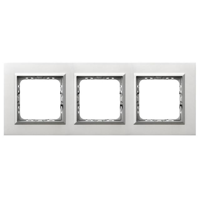 SONATA Ramka potrójna - kolor aluminium R-3RAC/35/38