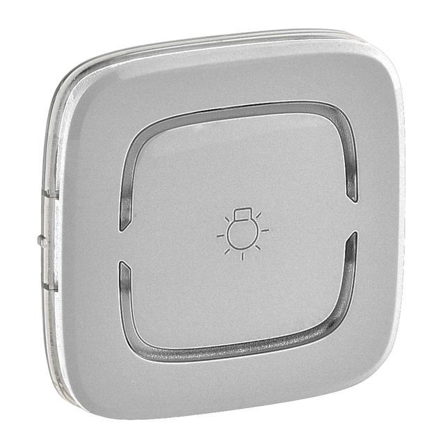 MY HOME VALENA ALLURE - KLAWISZ STEROWNIKA PODSTAWOWEGO OŚWIETLENIE ALUMINIUM, Legrand