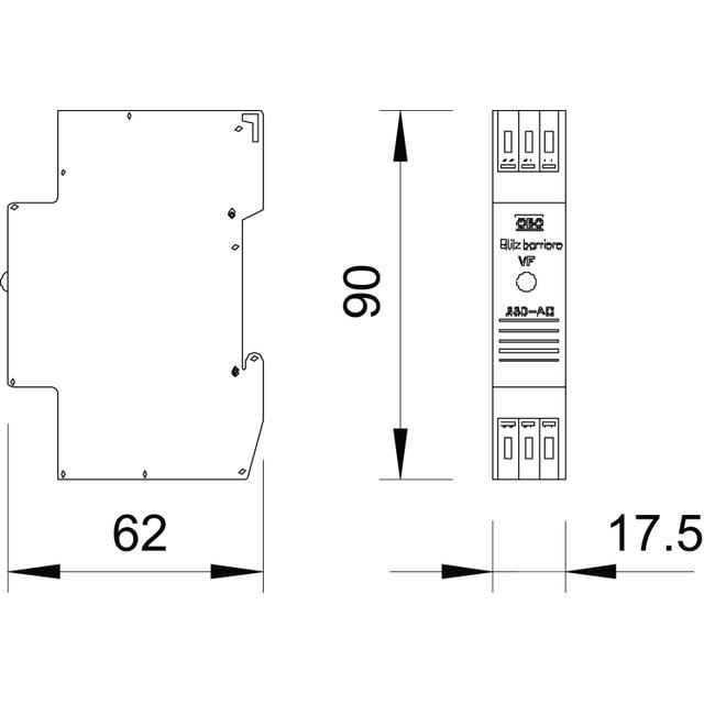 VF 230AC/DC-20, BARIERA ODGROMOWA VF 230/20 WYK