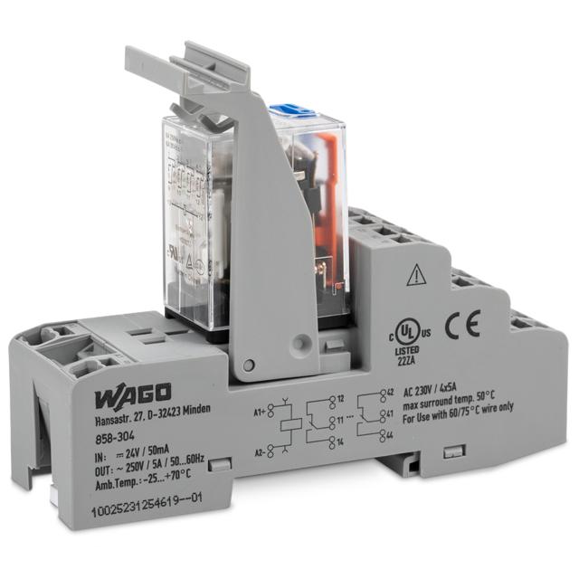 przekaźnik 220V DC 4p /5szt./ WAGO