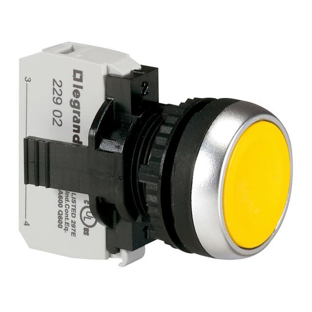 Osmoz Komplet Bez Podświetlenia - Główka Płaska Żółta + Uchwyt + 1Z 023704 LEGRAND