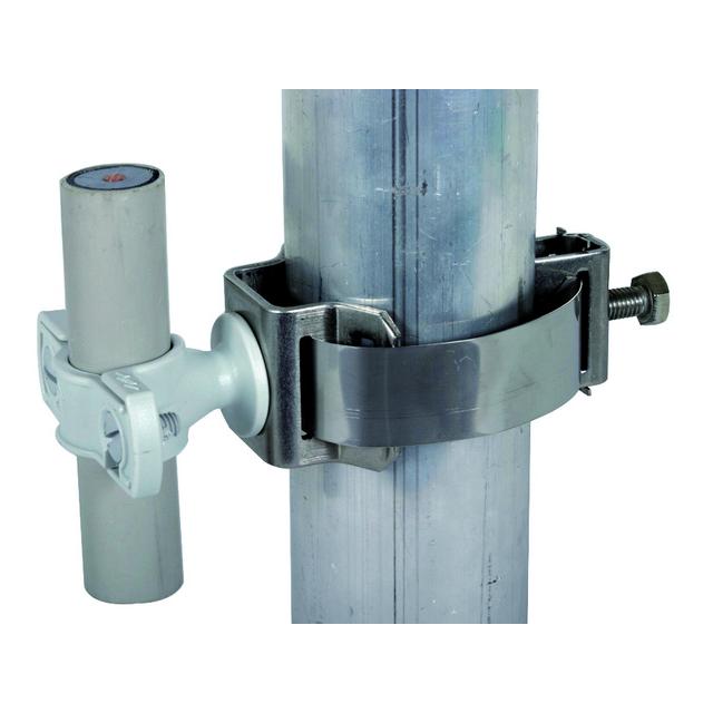 Wspornik do przewodu HVI 23 mm z obejmą taśmową, K-stal nierdzewna NIRO