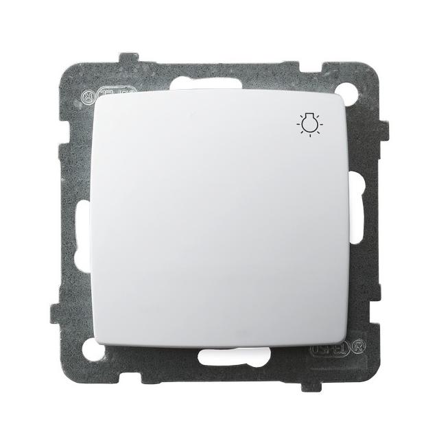 KARO Przycisk zwierny /światło/ kolor biały ŁP-5S/m/00 OSPEL