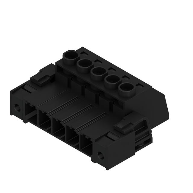 SVZ 7.62HP/05/180SF SN BK BX Wtyk PCB (złącze wiązki), 7.62 mm, Liczba biegunów: 5, Przyłącze z jarzmem /50szt./ 1931990000 WEIDMÜLLER
