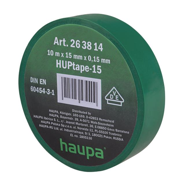 Taśma izolacyjna VDE 15 mm x 10 m zielona