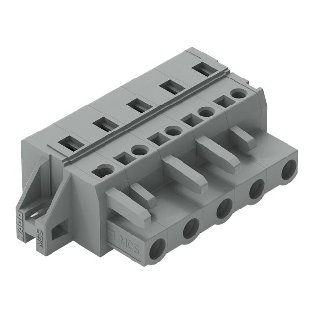 MCS-MIDI Classic gniazdo 5-bieg. szare raster 7,5 mm /50szt./ WAGO