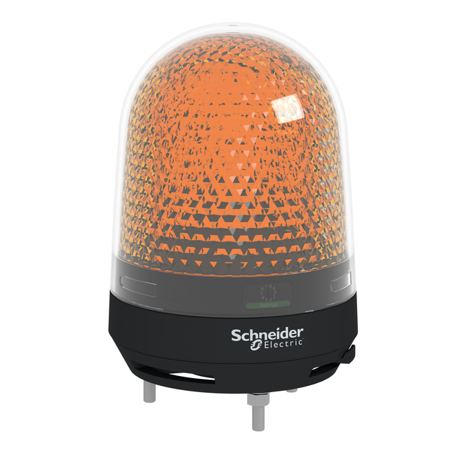 Harmony XVR Sygnalizator świetlny z brzęczkiem pomarańczowy fi100 70-90 dB zintegrowany LED 100-230V AC XVR3M05S Schneider