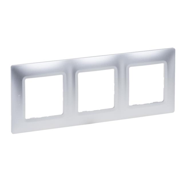 Niloe Selection - Ramka Potrójna Aluminium 762013 LEGRAND