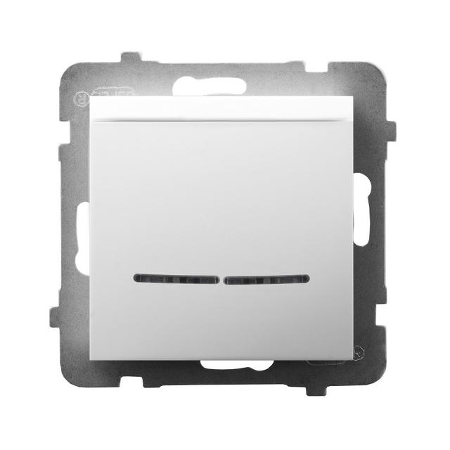 ARIA Łącznik hotelowy z podświetleniem pomarańczowym - kolor biały