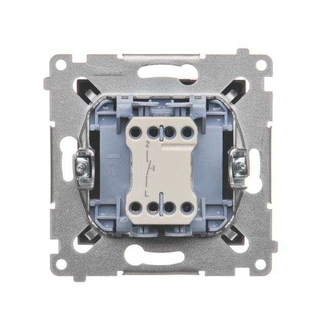 Simon 54 Przycisk „dzwonek” 10A szybkozłączka brąz mat