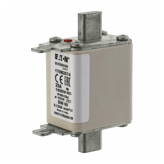 25A 1000V aR DIN 00 TYPE T FUSE Wkładka szybka 25A AC 1000V DIN 00 aR DIN IEC nieizolowane 170M2674