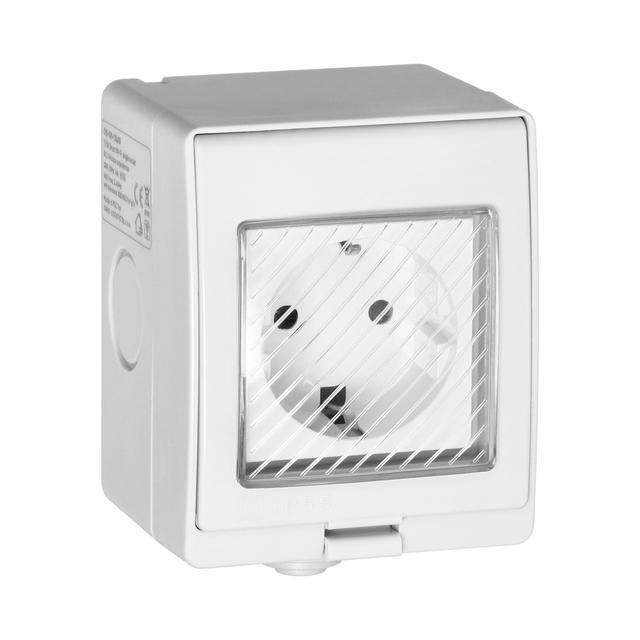 Gniazdo natynkowe IP55 Tuya Smart Wi-Fi, Schuko OR-SH-17405(GS) ORNO