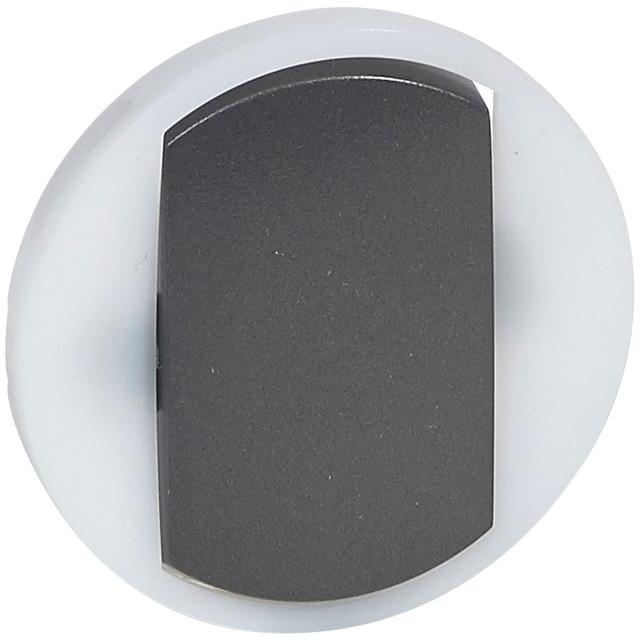 CELIANE - Klawisz Łącznika Uniwersalnego – 10 AX Z Pierścieniem Podświetlanym LED Grafitowy, Legrand