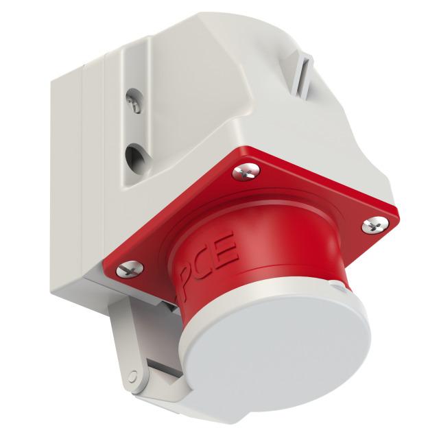 WTYCZKA ODBIORNIKOWA Z KLAPKĄ 16A 400V 3P+Z+N 515-6d PCE