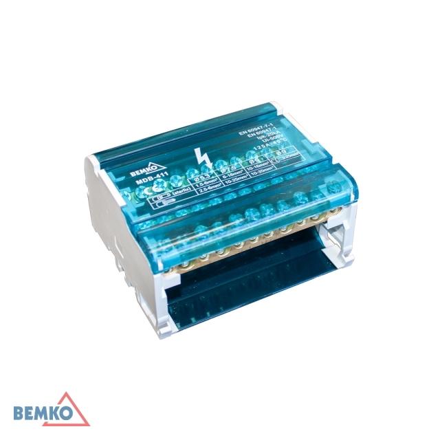 BLOK ROZDZIELCZY 44 ZACISKI 4x11 (7x5,3mm + 2x7,5mm + 2x9mm)