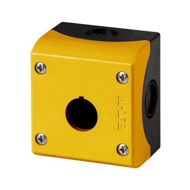 M22-IY1-* Obudowa natynkowa 1 otwór 22mm żółta ind. opis 197632 EATON