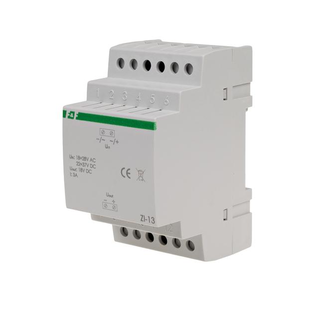 Stabilizator impulsowy 18V 18-28V AC / 22-37V DC 3A ZI-13 F&F