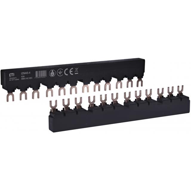 IZM45-4 Izolowana szyna łączeniowa (do 4xMPE25)