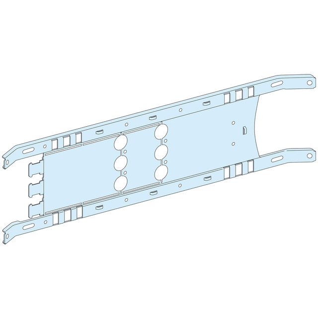 Rozdzielnice PrismaSet, płyta montażowa Prisma P do montażu poziomo na stałe NSX250 z dźwignią 3P