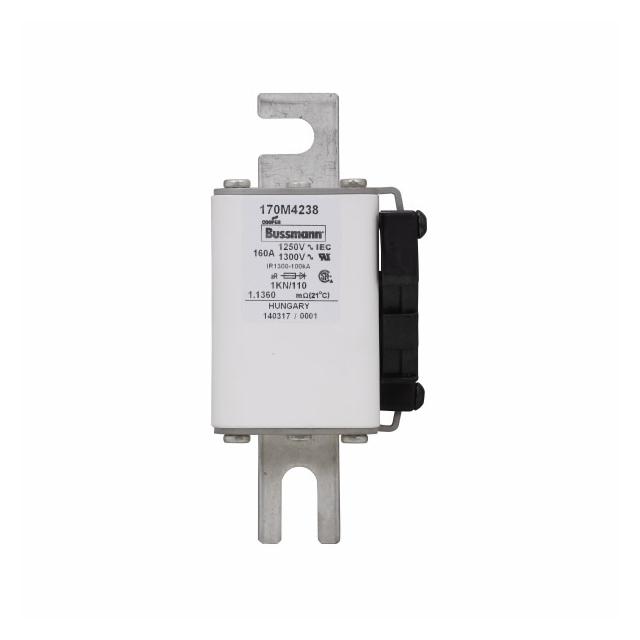 FUSE 160A 1250V 1KN/110 AR CU Wkładka szybka 160A AC 1250V rozmiar 1 53x69x138 mm aR DIN I 170M4238