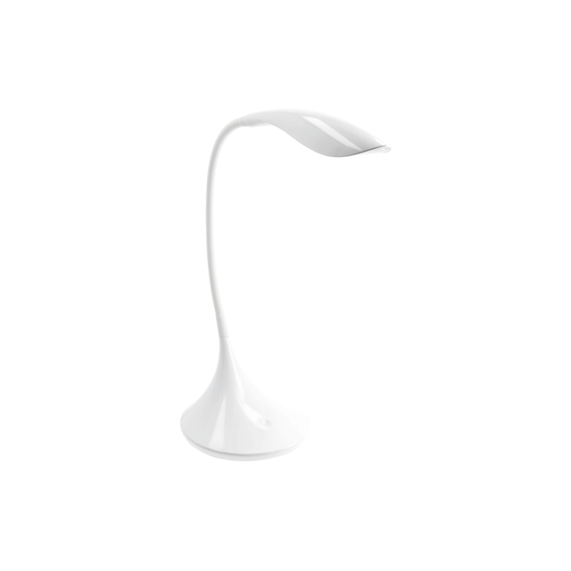 LAMPKA BIURKOWA HALLEY II, LED, 8W, 400lm, 4000K, AC220-240V, IP20, 3 STOPNIE ŚCIEMNIANIA, BIAŁY