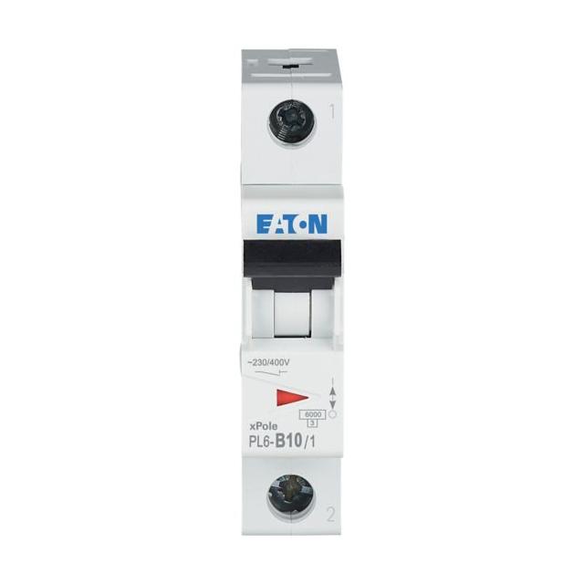 PL6-B10/1 Wyłącznik nadprądowy 6kA B10A 1P 286519 EATON