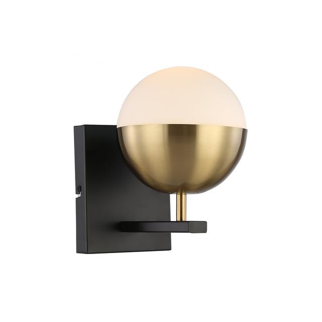 OPRAWA ŚCIENNA ABIES, 3404, AC220-240V, 50/60Hz, 1*E27, IP20, POJEDYNCZA, ZŁOTA