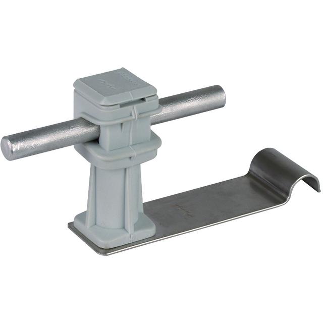 Wspornik dachowy z DEHNsnap, stal nierdzewna NIRO/ tworzywo, szary