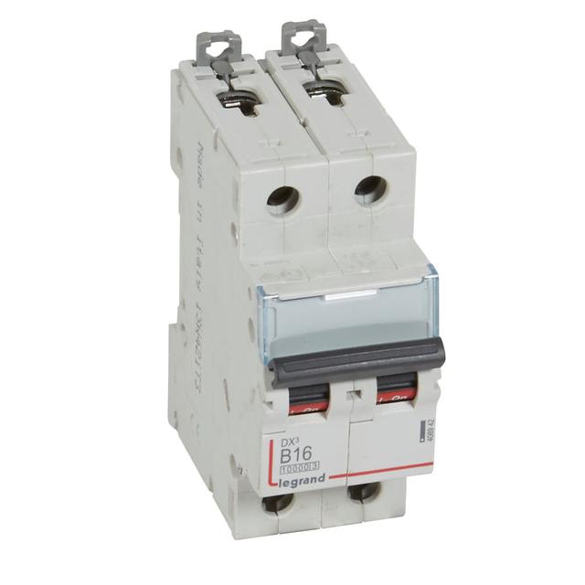 Wyłącznik Nadprądowy S 312 2P B16A 10000A DX3 408942 LEGRAND