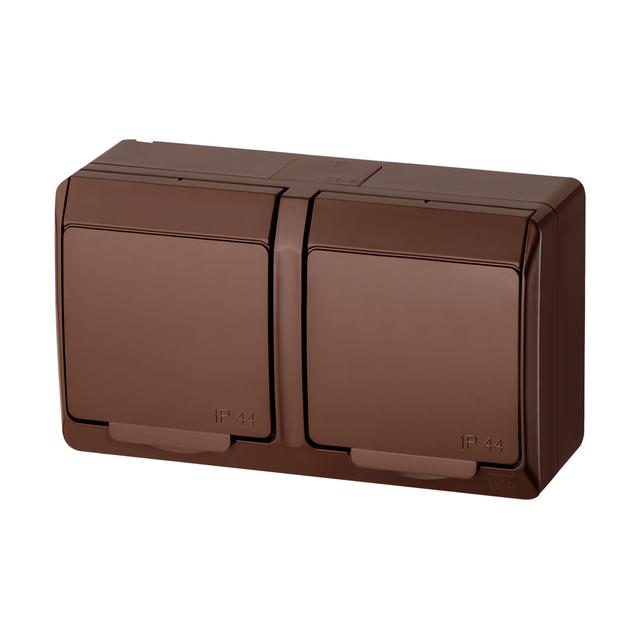 GNT HERMES 2X2P+Z IP44 BRĄZ