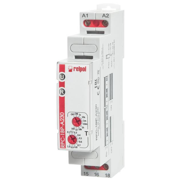 Przekaźnik czasowy RPC-1WU-A230 1P 230V AC 16A / 250V AC RELPOL