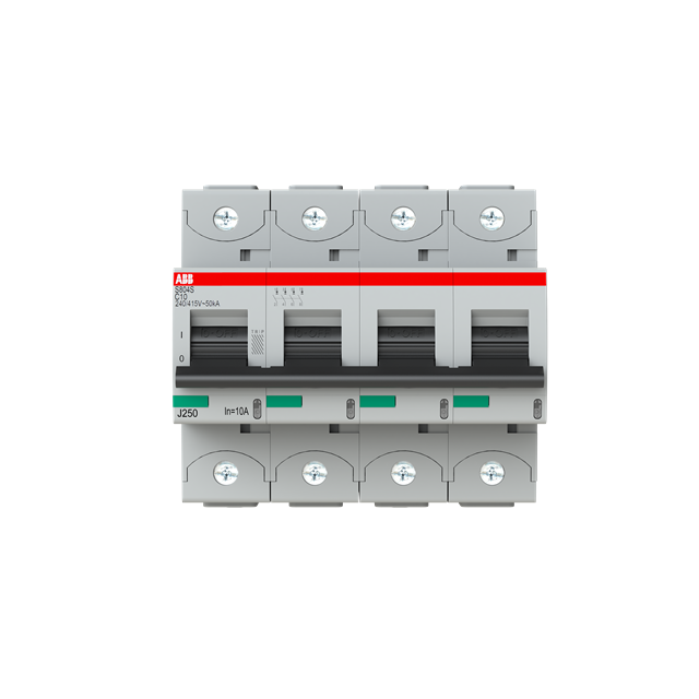 S804S-C10 Wyłącznik nadprądowy 50kA 4P C10A 2CCS864001R0104 ABB