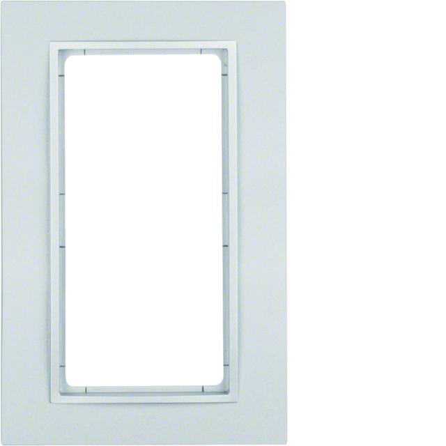 BERKER B.7 Ramka z dużym wycięciem aluminium mat lakierowana 13096424 HAGER